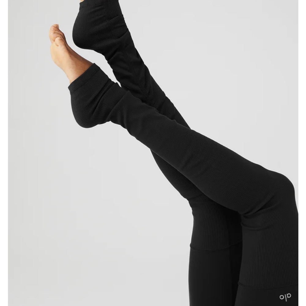 Alo Yoga NWOT Airbrush High-Waist Highlight Goddess Legging Black Size XSmall - Picture 3 of 10